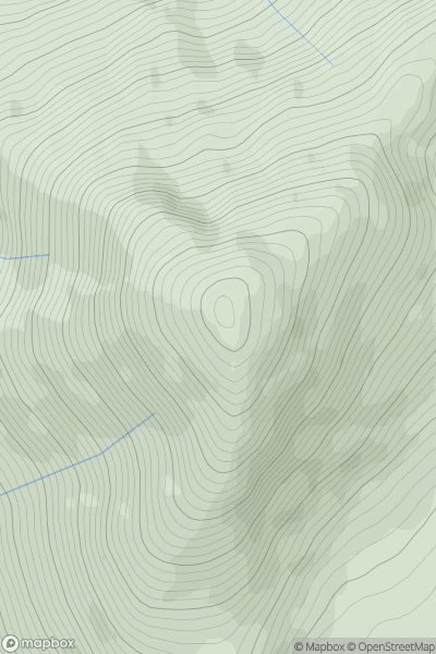 Thumbnail image for Ben More [Loch Lomond to Strathyre] showing contour plot for surrounding peak